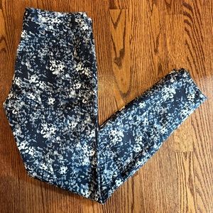 Club Monaco Navy Floral Pants Size 4